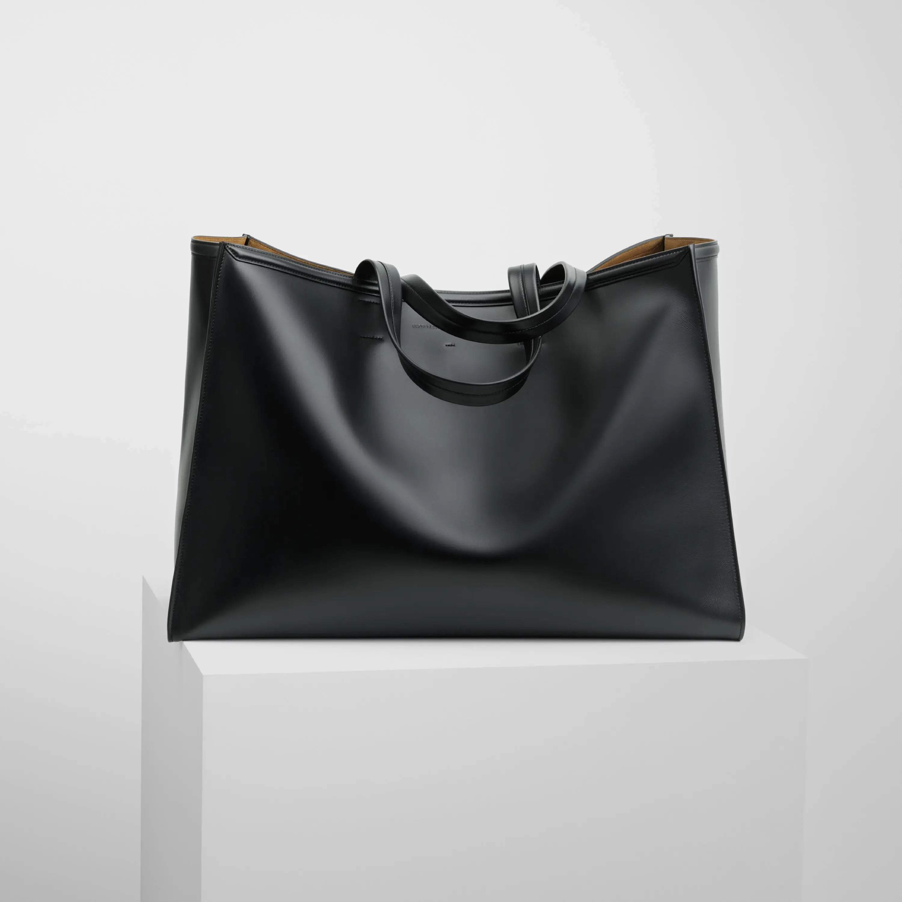 PHOEBE PHILO | XL CABAS | BLACK LEATHER