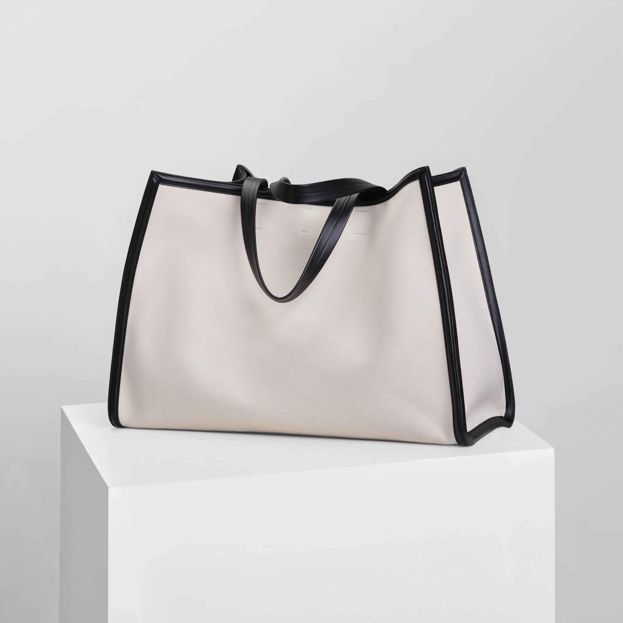 XL CABAS | parchment canvas