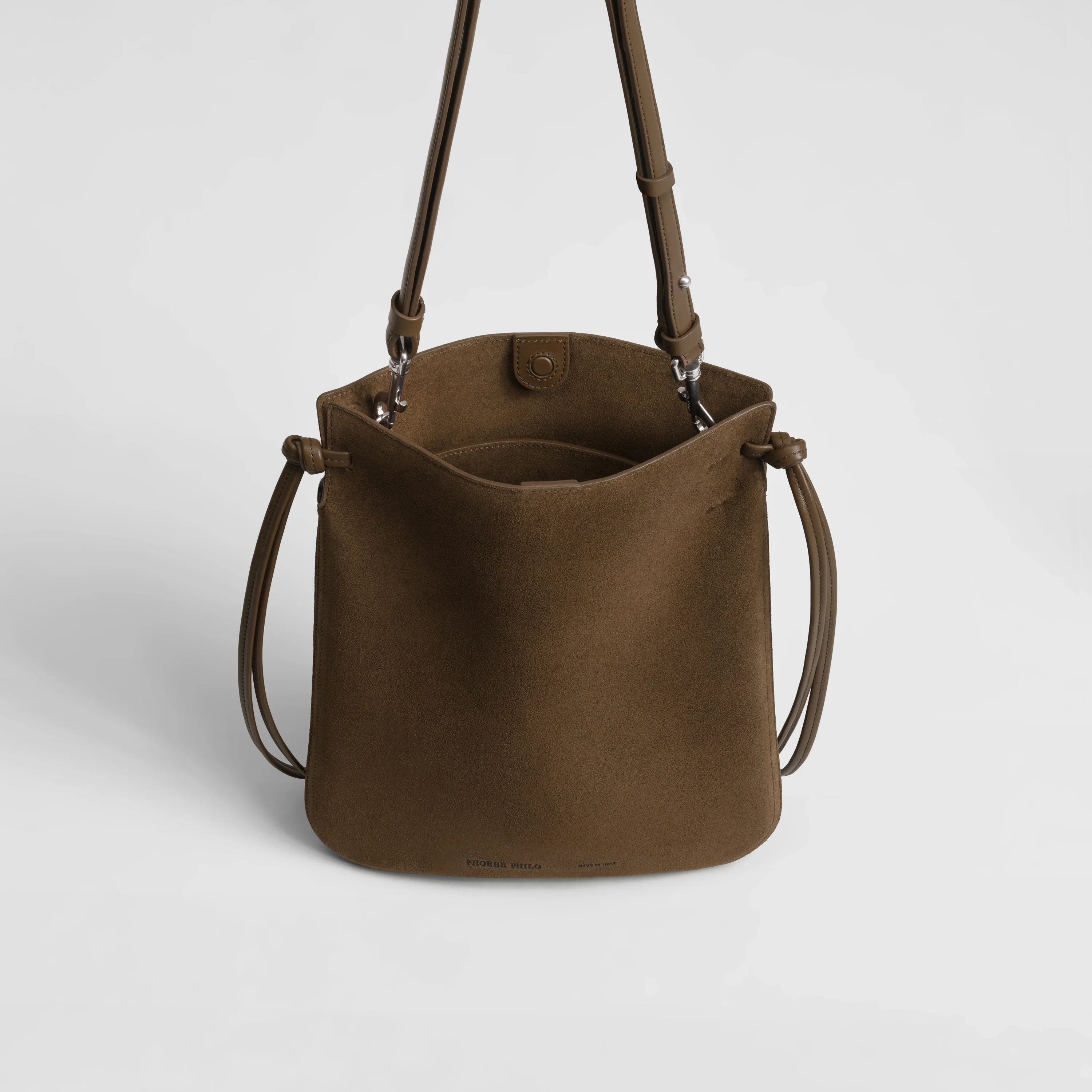 【PHOEBE PHILO】人気★Gig Pouch レザー ショルダーバッグ PHOEBE PHILO | GIG POUCH | KHAKI LEATHER