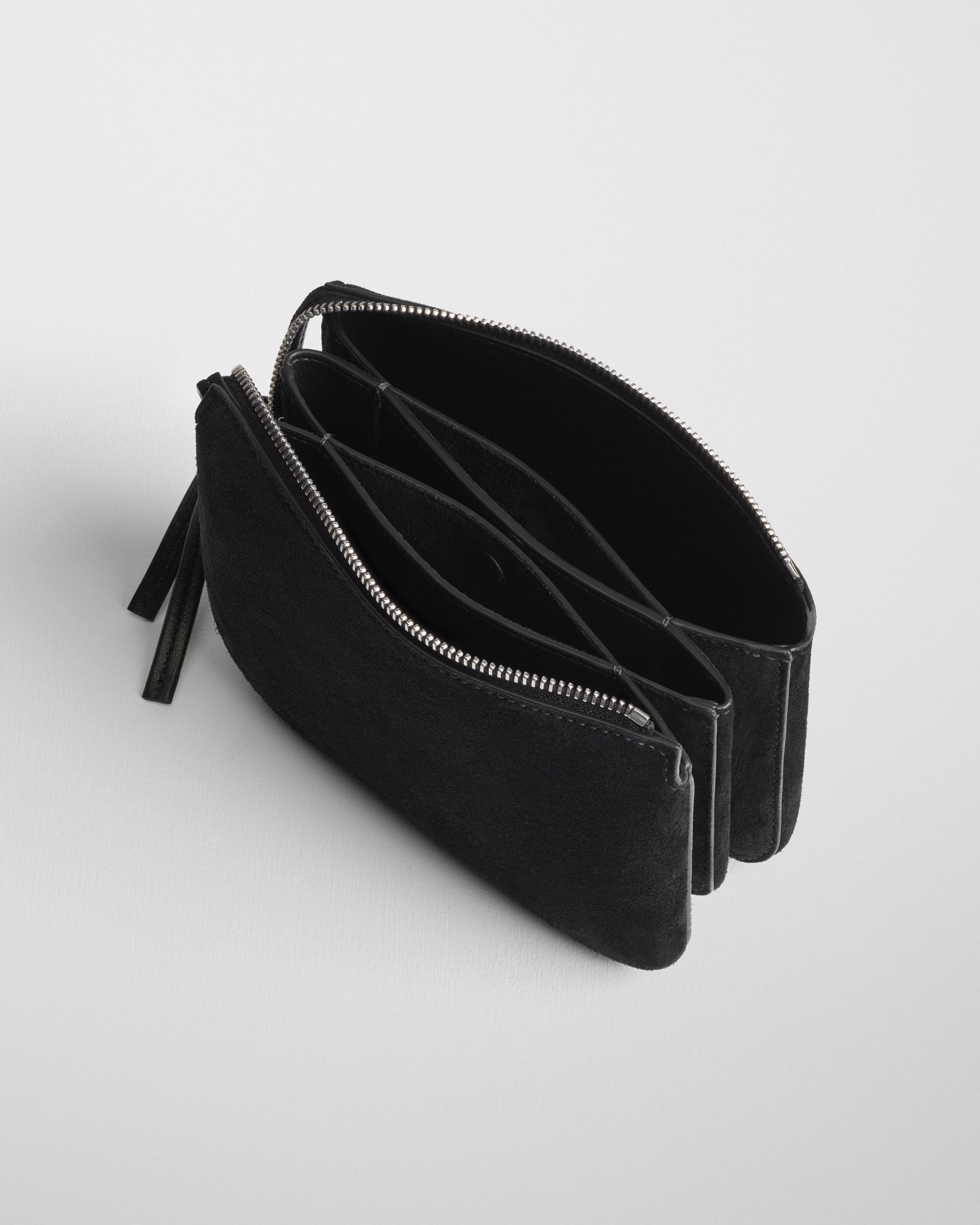 POCKET GIG | black suede leather