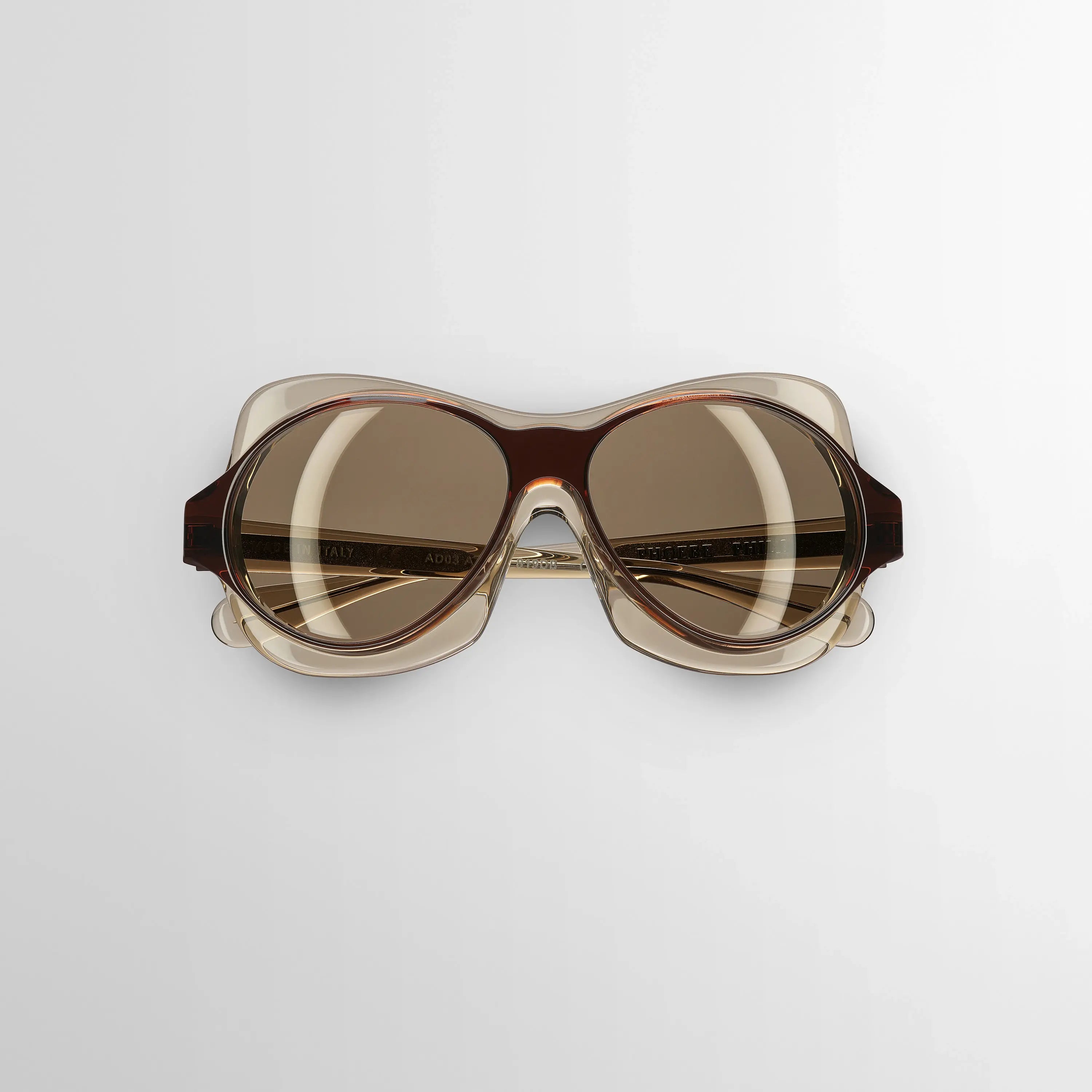 海外希少【PHOEBE PHILO】クッキーサングラス コニャック PHOEBE PHILO | COOKIE SUNGLASSES | COGNAC ACETATE