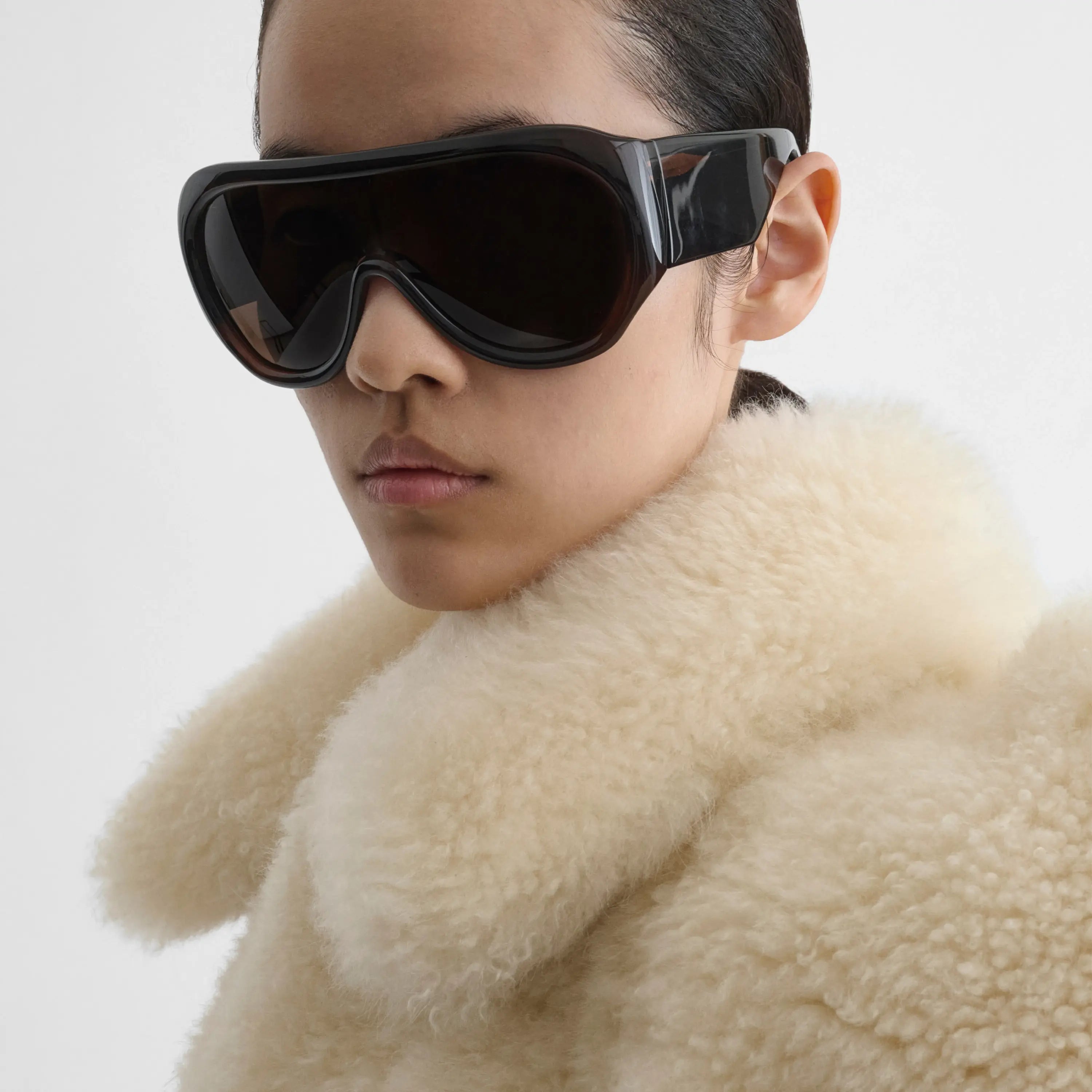 PHOEBE PHILO | BOMBÉ SUNGLASSES | BROWN ACETATE