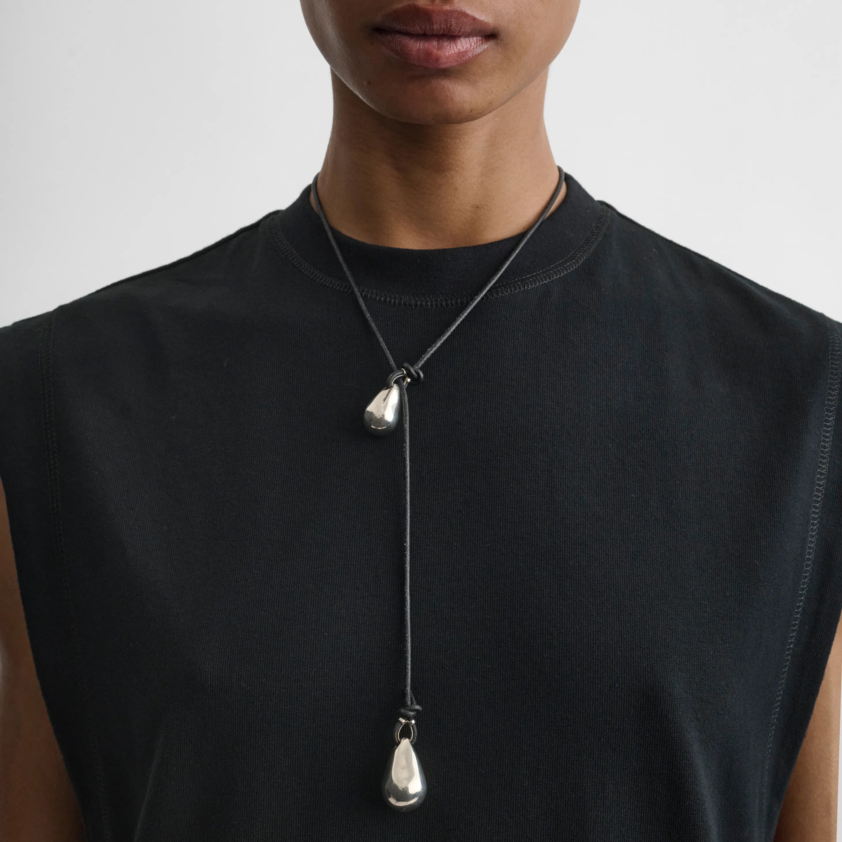 【PHOEBE PHILO】Pebble ペンダント スターリングシルバー PHOEBE PHILO | PEBBLE DUO PENDANT | STERLING SILVER