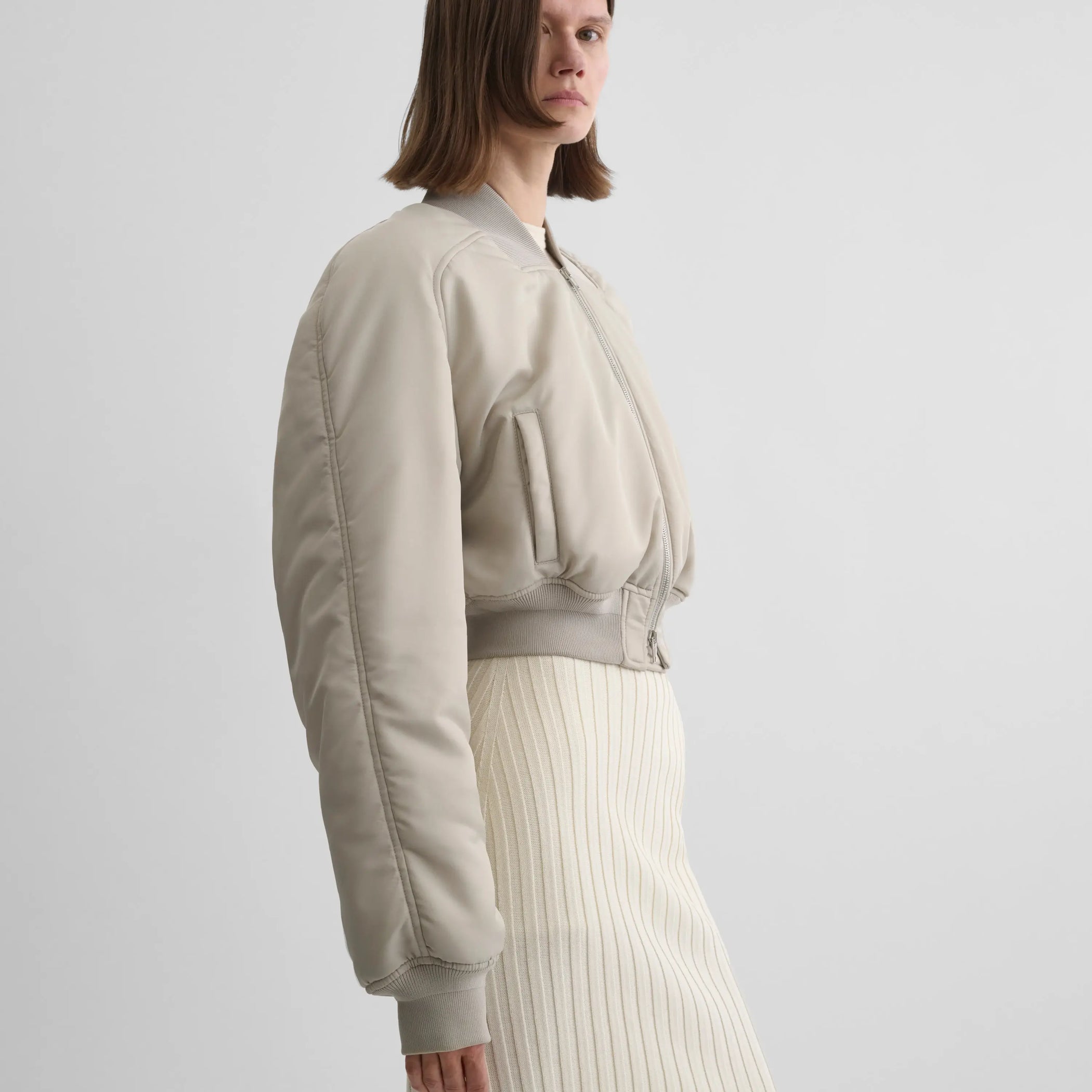 BOMBER JACKET | mastic nylon