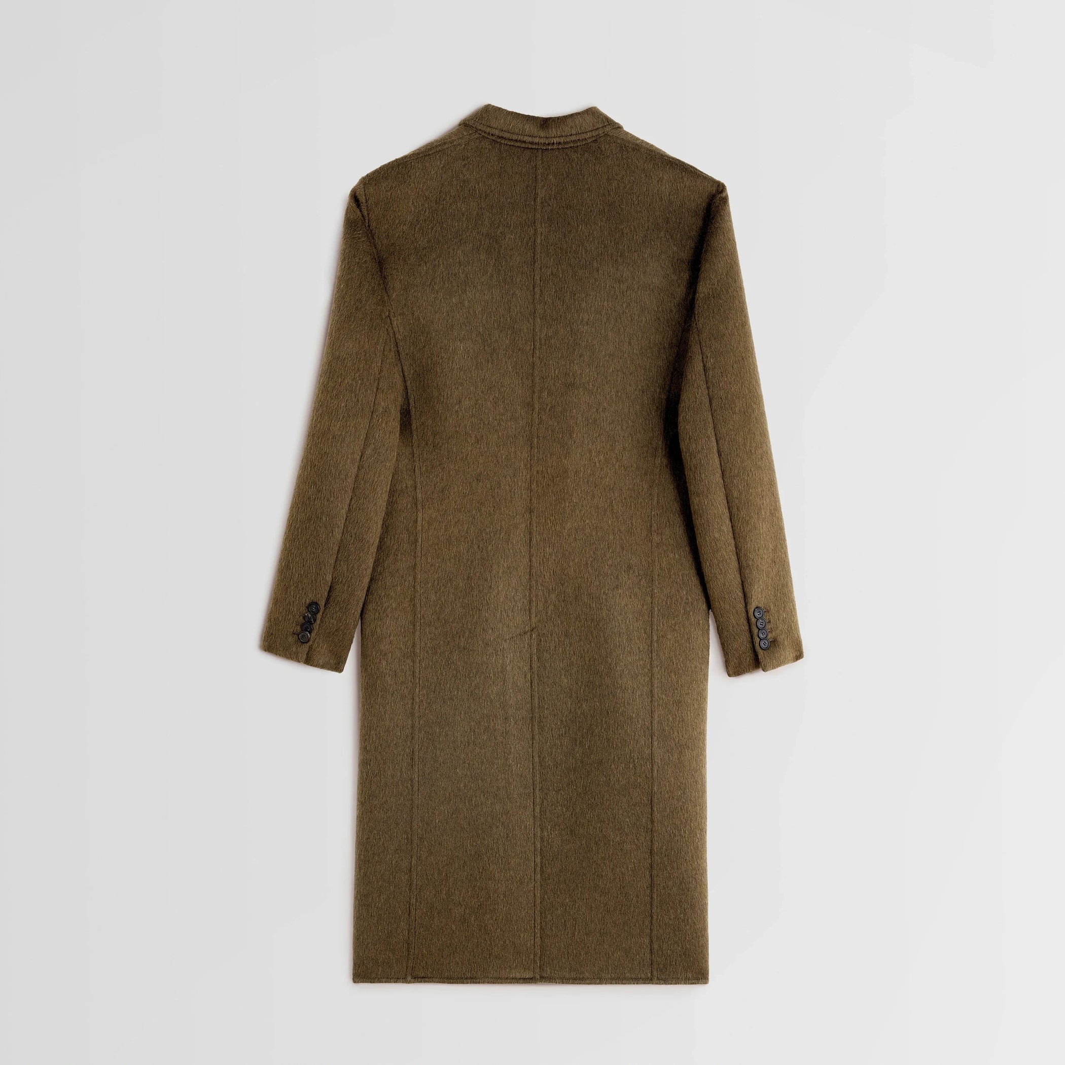 MAN&#39;S COAT | bronze khaki wool mohair