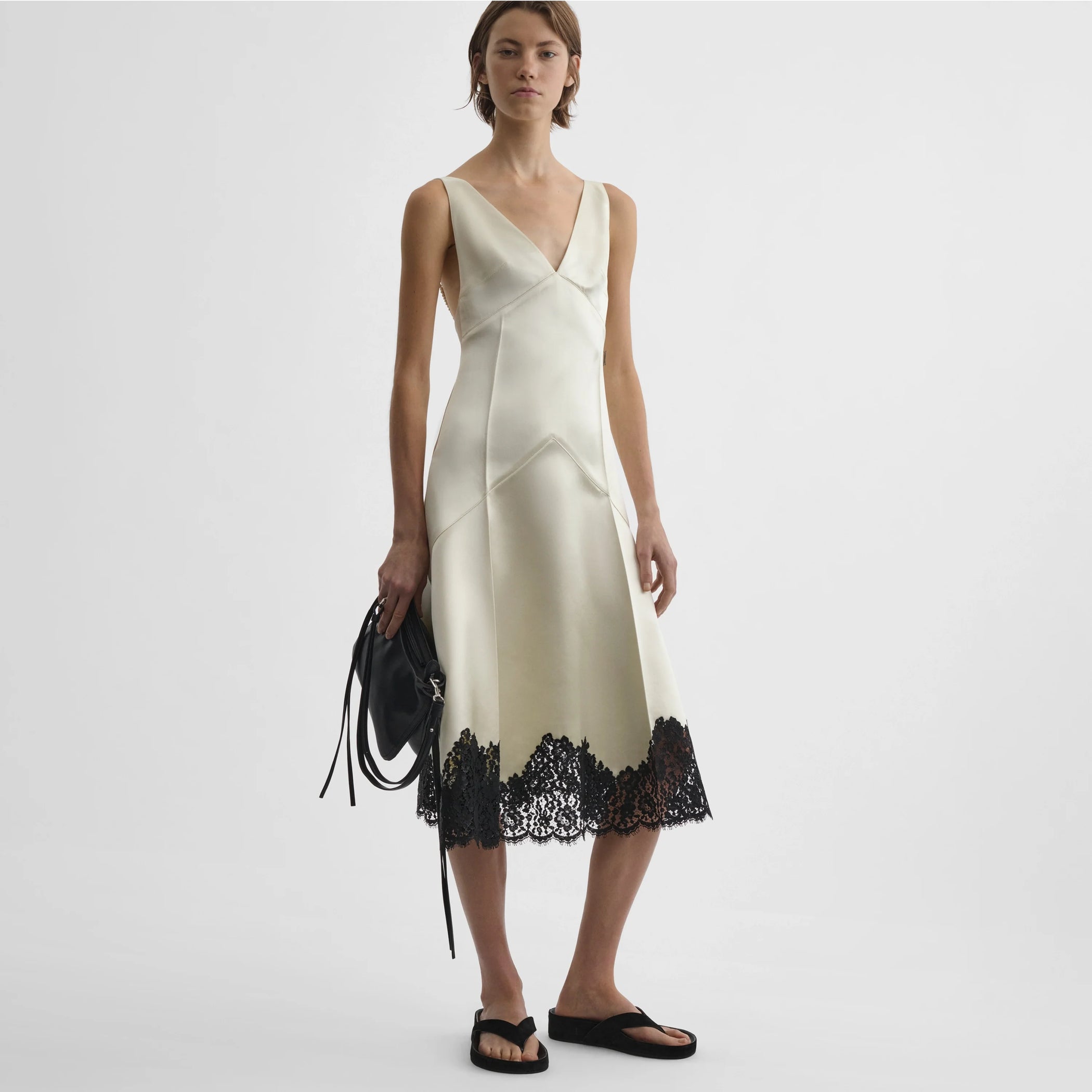【PHOEBE PHILO】シアーニット ロングドレス スリムフィット PHOEBE PHILO | DRESSES SKIRTS