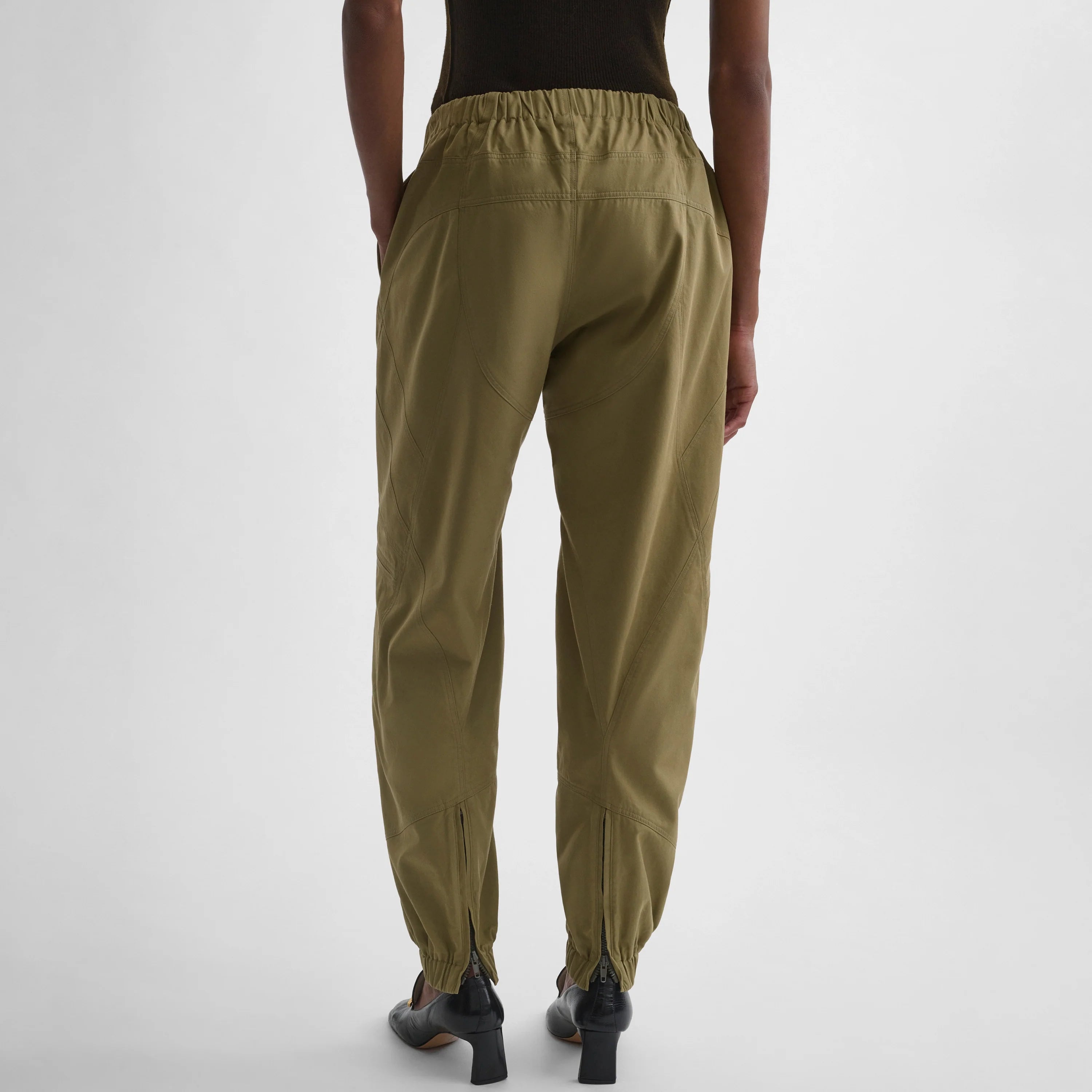 【PHOEBE PHILO】BMX コットンツイル トラウザー パンツ PHOEBE PHILO | BMX TROUSERS | SAGE COTTON