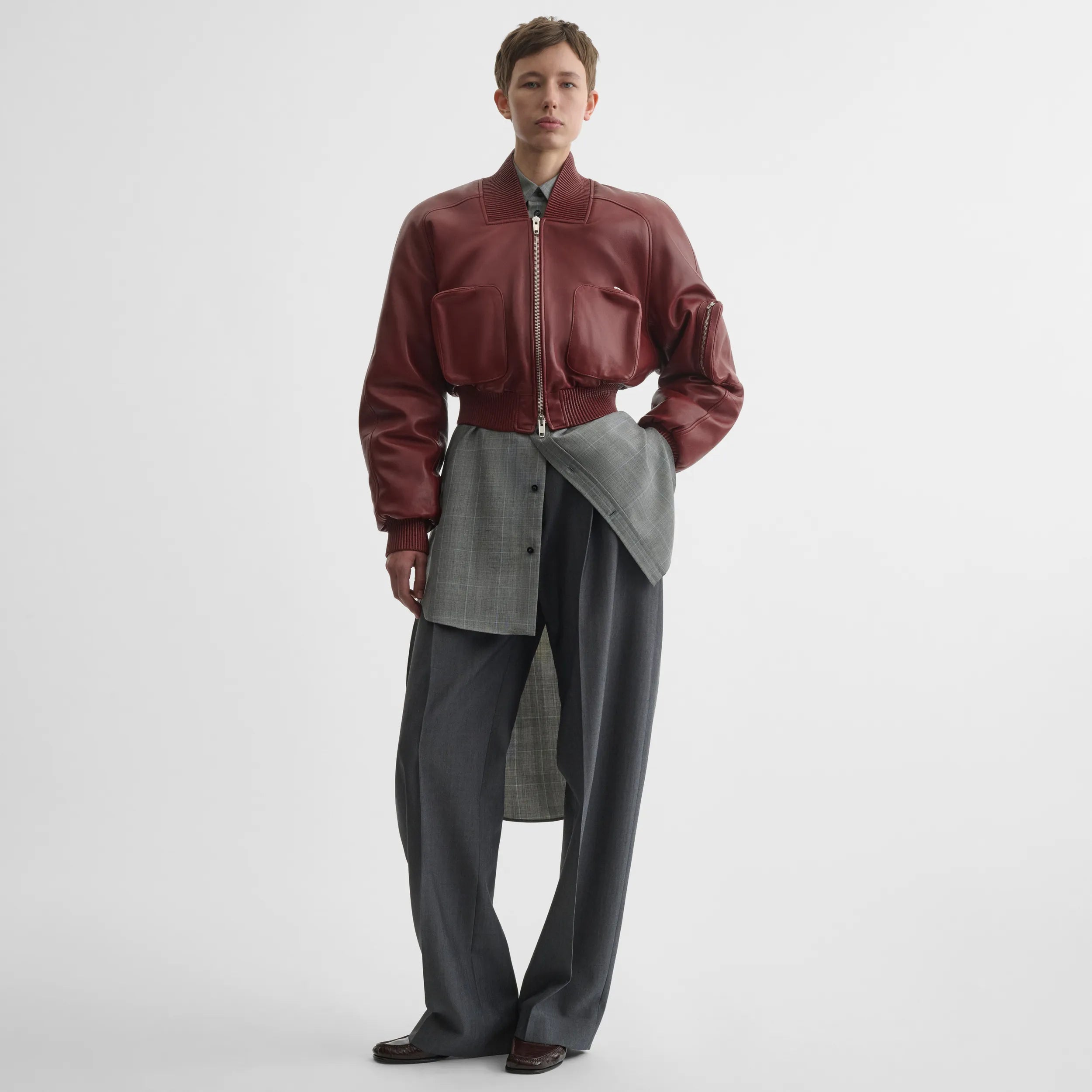 【PHOEBE PHILO】ウール ライトウェイト ジャケット ベルト付 celine by phoebe philo
