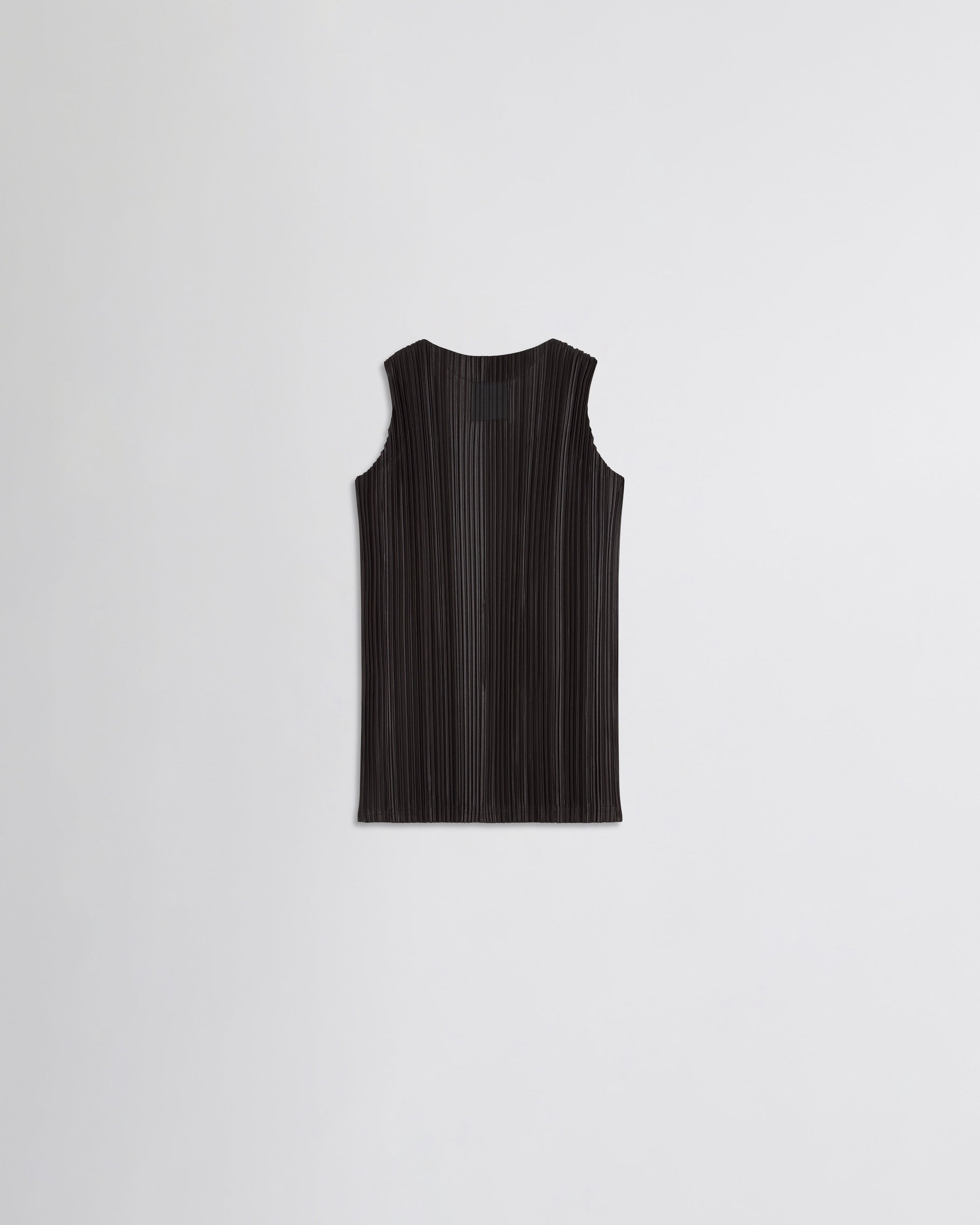 View RAZOR PLEAT TANK in black polyester